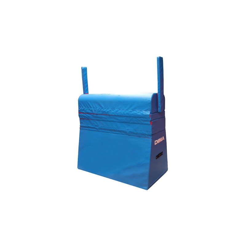 MAXI VAULTING HORSE FOAM MODULEWITH BARRIERS150 X 80 X 140 CM