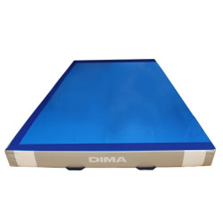 TAPIS BI DENSITE POUR COMPETITION - 400x200x20 CM  REGLEMENTAIRE FIG - VELCRO 3 COTES + BAVETTE