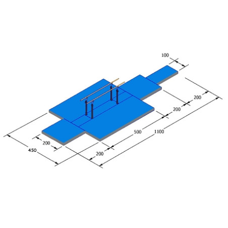ENSEMBLE DE TAPIS DE COMPÉTITIONBARRES PARALLELES