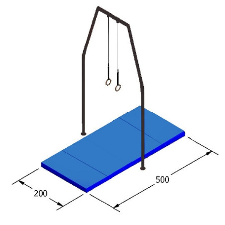 COMPETITION RINGS LANDING MATS SET