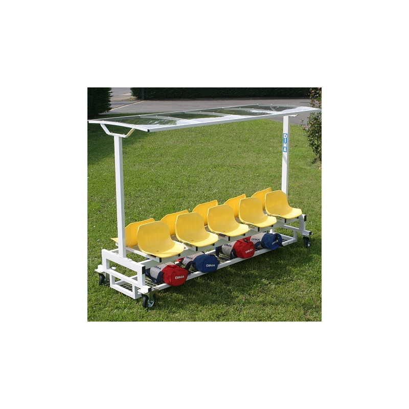PORTABLE TRACK SHELTER 10 SEATS