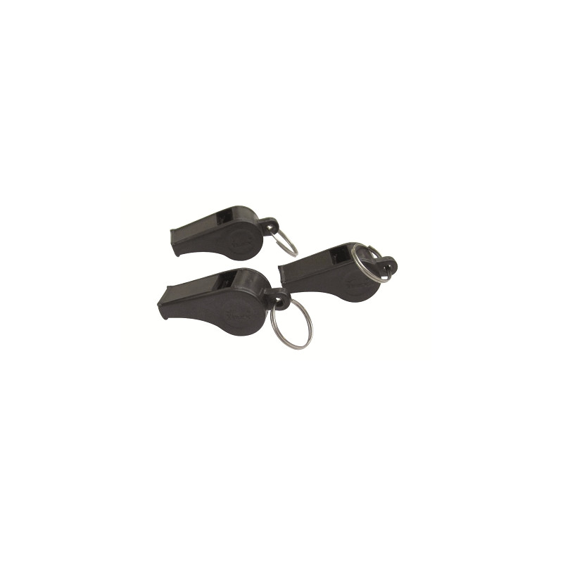 Whistle with lanyard - set of 3