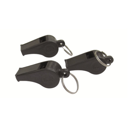 Whistle with lanyard - set of 3