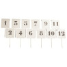 Short throwing distance field markersset of 12