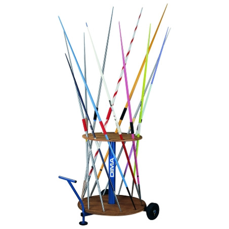 Round javelin rack