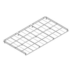 Galvanized platform for training and initiation high jump landing systems