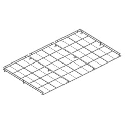 Galvanized platform for training and initiation high jump landing systems