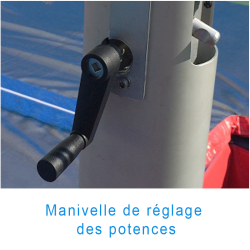 WORLD ATHLETICS COMPETITION FOLDABLE POLE-VAULT UPRIGHTS | DIMASPORT