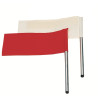 Officials' flags red/white(per pair)