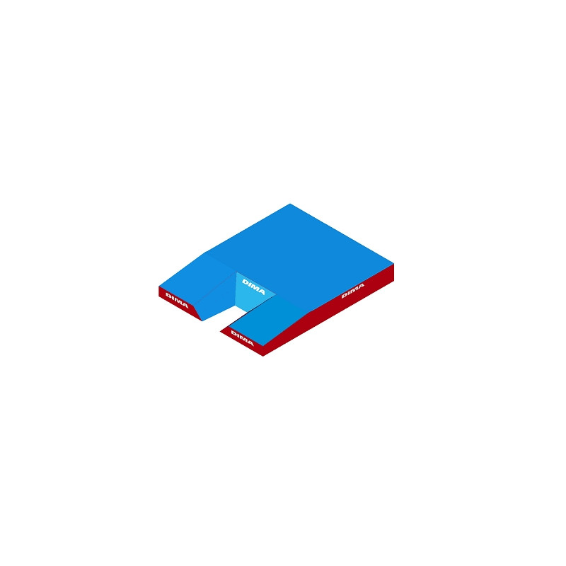 Club comfort plus single cover landing system6.30 x 5.00 x 0.80/0.50m