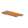 Equipment cart with towing bracket