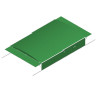 Shed on fixed wheels for reversible pole-vault landing system 7.80 x 5.60m