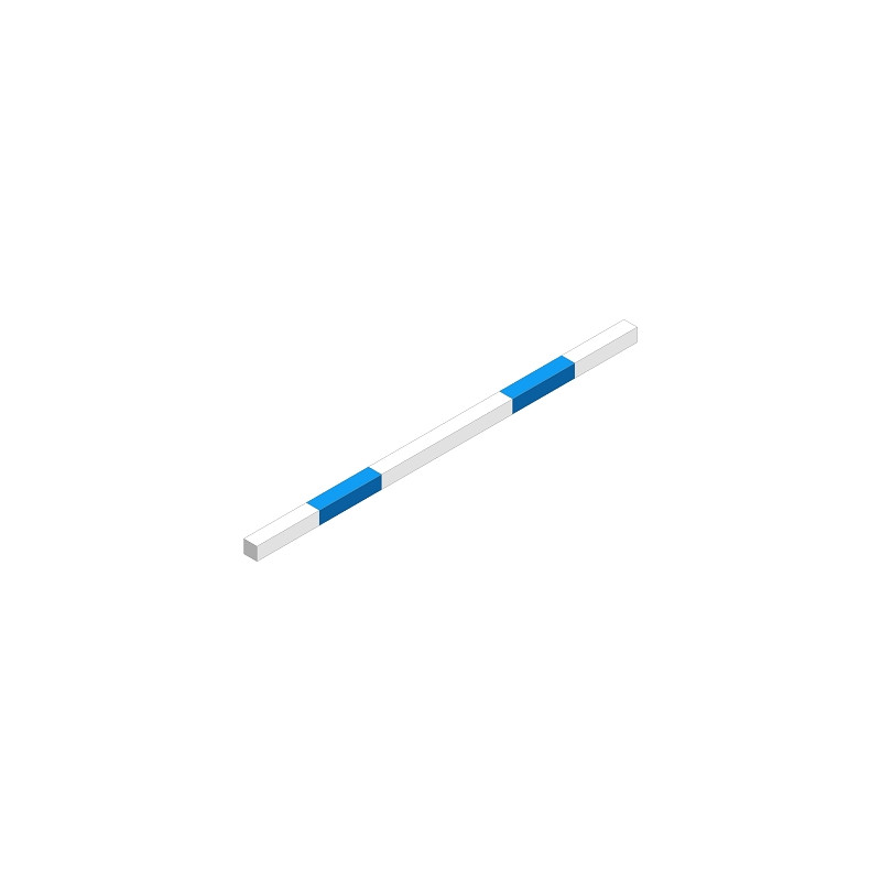 Poutre bois de remplacement pour haie de riviere 3.66 m