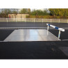 Recouvrement aluminium pour fosse de steeple(profondeur 50 a 70 cm)