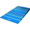 Foldable long jump mat