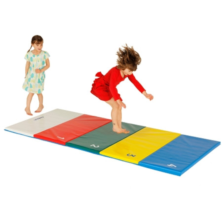MULTICOLORED FOLDABLE MAT - 250X100X3CM - DIMASPORT