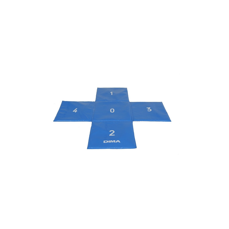 FOLDABLE FIRM MAT IN CROSS SHAPE 150X150X1.5CM - DIMASPORT