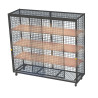 GRANDE ARMOIRE SUR ROULETTE -RANGEMENT MATÉRIEL SPORTIF -200X65X188CM