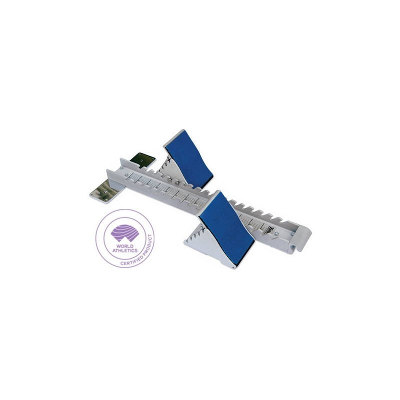 Competition starting blocks - wide pedals