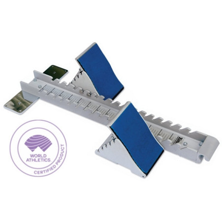 Competition starting blocks - wide pedals
