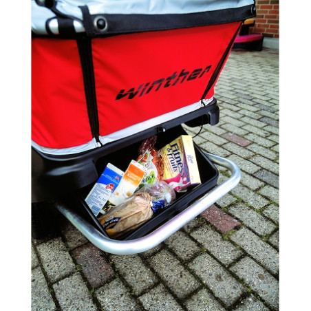Storage tray for kiddy bus