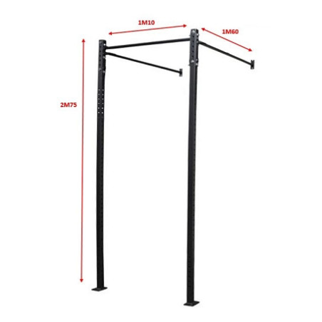 SINGLE WALL MOUNT CROSS TRAINING / CROSSFIT RACK - DIMASPORT