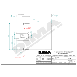 International single cover pole vault landing system 8.00 x 6.00 x 0.80/0.40m