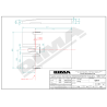 International single cover pole vault landing system 8.00 x 6.00 x 0.80/0.40m
