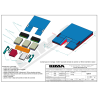 International single cover pole vault landing system 8.00 x 6.00 x 0.80/0.40m