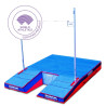 International single cover pole vault landing system 8.00 x 6.00 x 0.80/0.40m