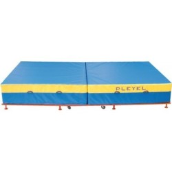 MATELAS REPLIABLE SUR ROULETTES 400x200x50 CM